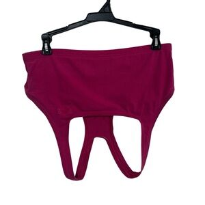 Speedo Authentic Fitness Vintage Magenta Pink Racerback Sports Bra